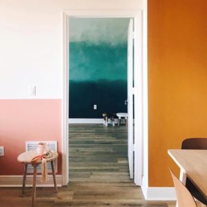 Colorful Ombre Walls