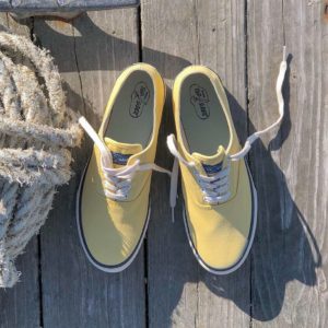 Yellow Sperry Sneakers