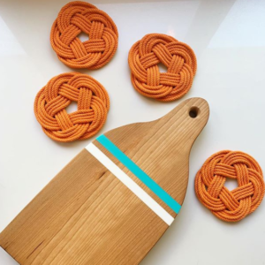 Knot Coasters Bouy Cutting Board