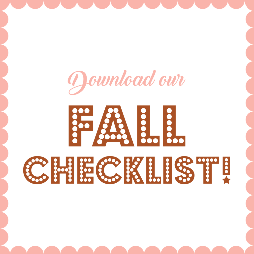 fall checklist