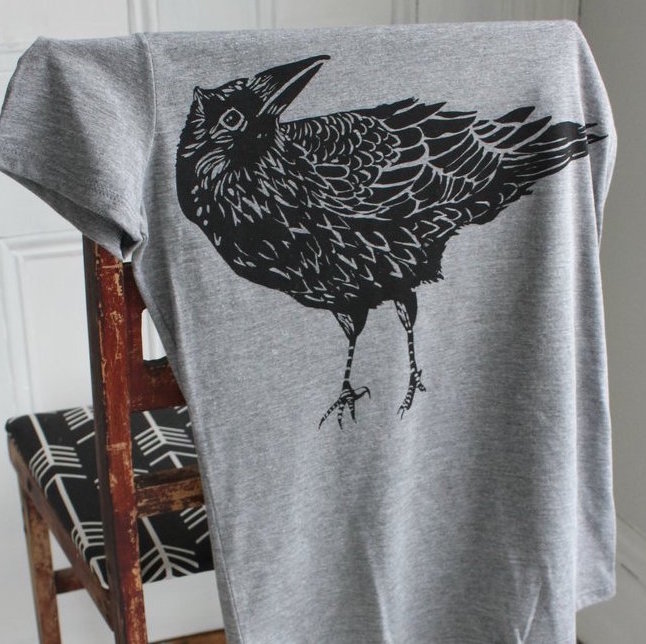 crow t-shirt