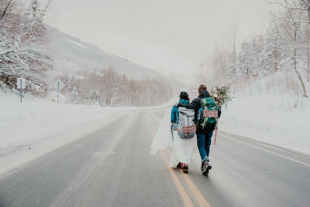 Beautiful New Hampshire Winter Wedding