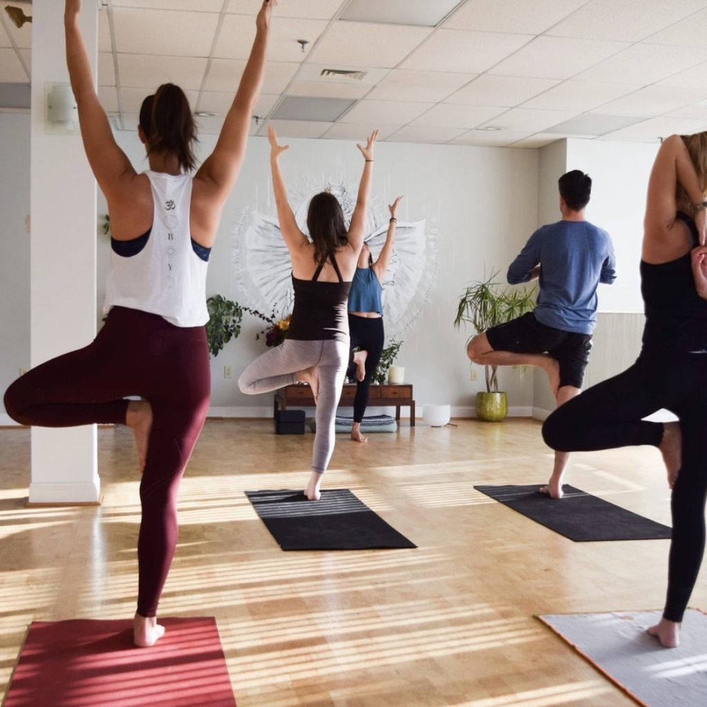 Portsmouth studio offers new form of yoga using a trapeze