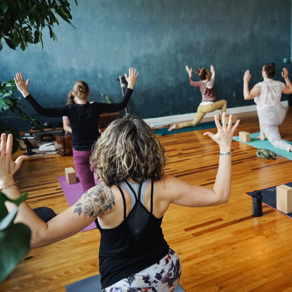 This welcoming studio offers daily yoga and mindfulness classes, kirtan music, tea ceremonies, workshops, and more.